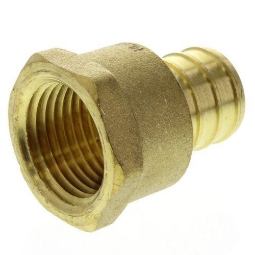 Everflow EPFA3434-NL Lead Free 3/4-Inch Pex Barb x 3/4-Inch FIP Brass Adapter