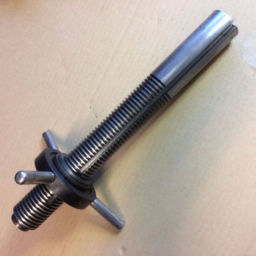 WILSON HARDNESS TESTER ELEVATION SCREW AND NUT 15&#034; LONG (FROM 3 QS 0)