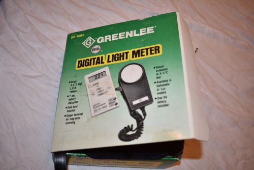 Greenlee 93-1065 Light Meter Brand New Digital Light Meter