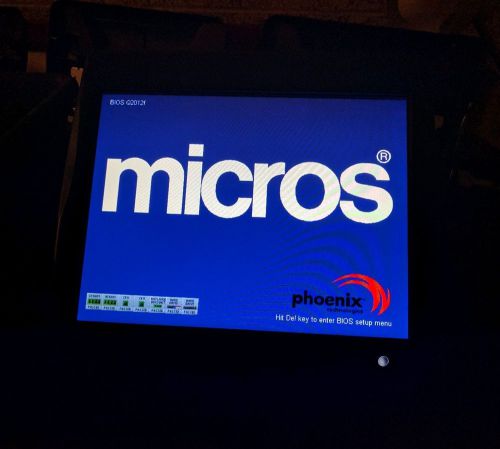 Micros workstation 5a w/stand for sale