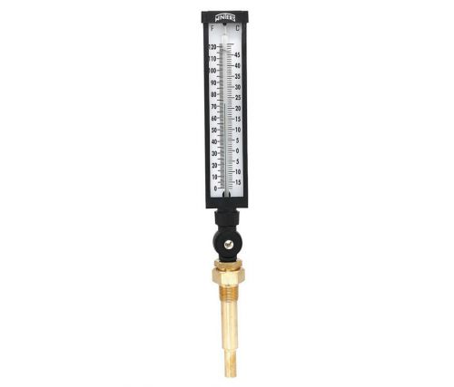 Winters Thermometer, Analog, 30 to 240 F, 3/4&#034; NPT, TIM100LF |KS1|