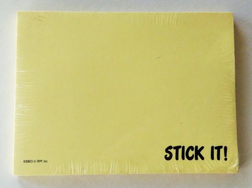 Post It - Stick It! Yellow Sticky Notes 50 Sheets