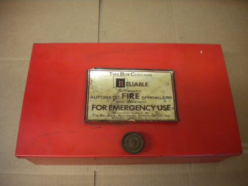 RELIABLE AUTOMATIC SPRINKLER CO. BOX  FAST/FREE SHIPPING
