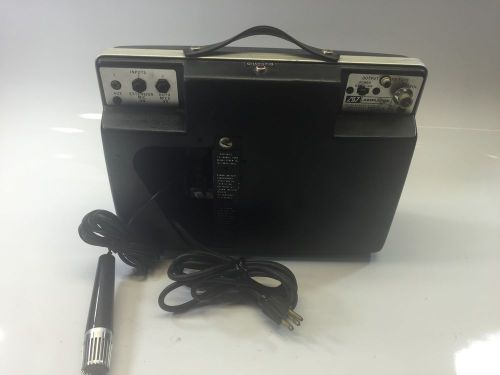 Vintage Portable Amplivox S220 Amplifier and Microphone Sound System