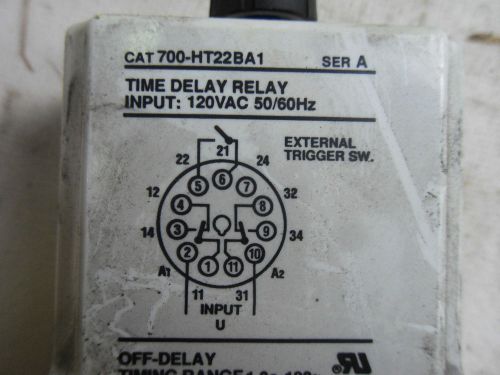 (r2-5) used allen bradley 700-ht22ba1 700-ht gen purpose tube base timing relay for sale