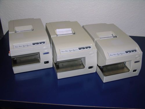 Lot 3 Epson TM U375P POS Receipt Printer Used Paper Point of Sale M115A