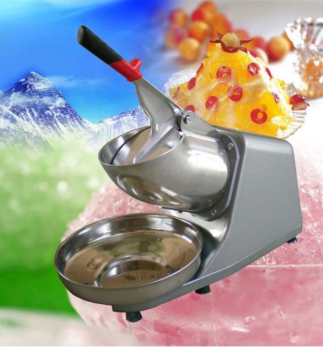 300w 132lbs Electric Ice Shaver Crusher Machine Snow Cone Maker Shaved Icee WEO