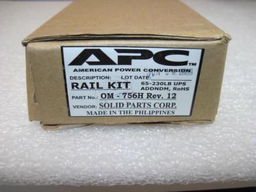 NEW APC OM-756H American Power Conversion Smart-UPS 19&#034; rail kit