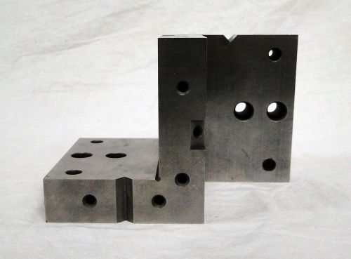 Machinist Double L Angle Plate Set Up Block For CNC Mill Lathe Table Tooling