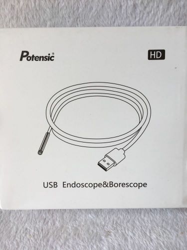 Potensic 2 in 1 hd usb flexible endoscope waterproof borescope inspection camera for sale