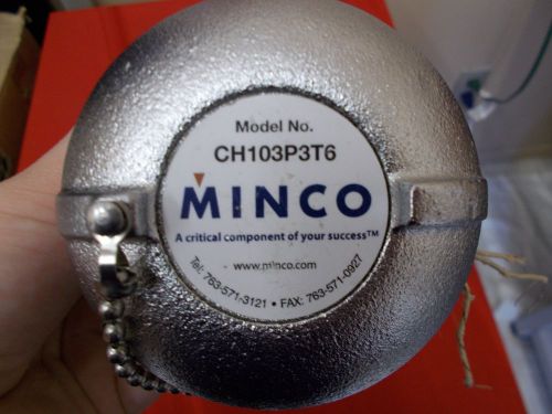 minco CH103P3T6 Temperature Sensor with Probe  3/4-14npt  waterproof