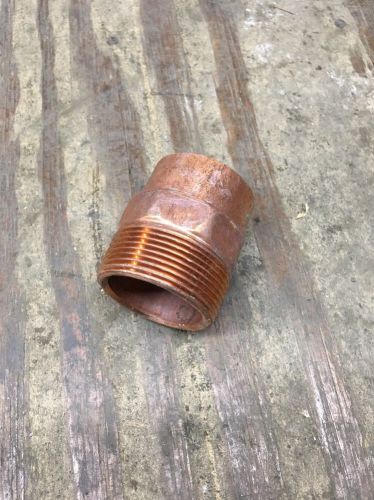 1-1/2&#034; Wrot Copper Sweat Male Adapter