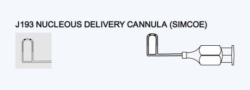 Nucleus Delivery Cannula Simcoe Left Ophthalmic Instrument Cannulae