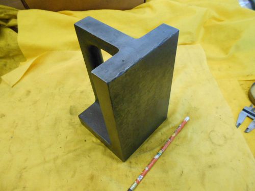 5&#034; x 5&#034; x 8&#034; cast iron angle plate mill milling machine work holder set up tool for sale