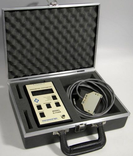 International light il1400a radiometer/photometer w/sel033 uv stabilized det. for sale