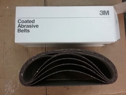 (Pack of 5) - 3M 13258 Coated Abrasive Cloth Belts 341D, 4&#034; x 24&#034;
