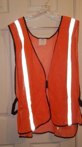 Lot of 4 Orange Mesh Safety Vests size 2X/3X