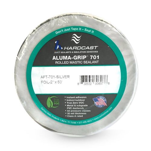 Hardcast aluma-grip 701 mastic duct sealant 2&#034; x 50 for sale