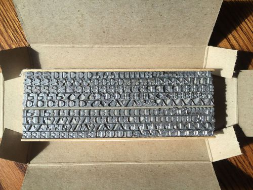 Litho shaded, 16 pt metal letterpress type, barth-cast by theo rehak for sale