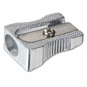 Officemate Metal Pencil Sharpener, Metallic Silver (OIC30233)