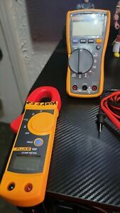 Fluke 117 / 322 Multimeter &amp; Clamp Meter Combo Kit.