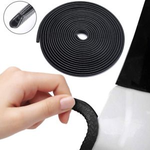 EDGE TRIM for Car Door Guards Universal Fit Rubber U Shape Black 32ft WINUNITE