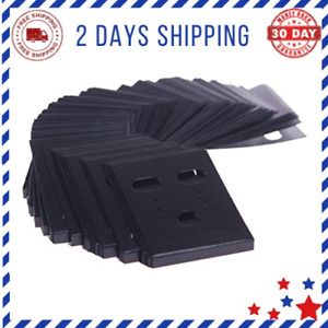 Jewelry Earring Ear Studs Hanging Holder Display Hang Cards Plastic 100Pcs