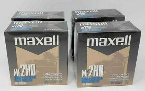 Maxell MF2HD High Density Floppy Disks NIB 3.5 in 10 pcs Each 5 Boxes