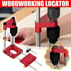 Woodworking Hinge Hole Drilling Guide Locator Hole Opener Template Door Cabinets