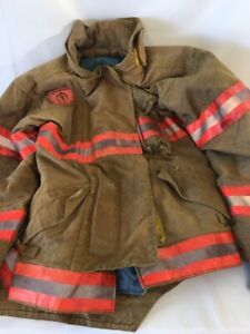 Vintage Morning Pride Fire Fighter Turnout Jacket - Size 40 FREE SHIPPING