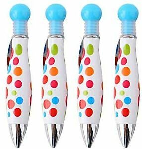 4 Piece Fat Pen For Arthritis Large Big Grip Cute Ballpoint Pen Novelty Pen With