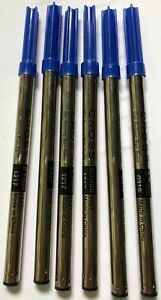 6 Cross Gel Rolling Ball Refills #8521 Blue Medium point, loose