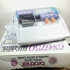 Brother Correctronic GX6750 Electronic Typewriter w/New Ribbons And Manual