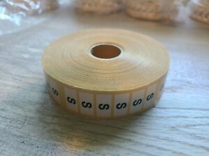 Clothing Size Strip Lables