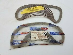 10Pc Klingspor 310 0050XF United Abrasives 60034 1/4&#034; x 24 Sanding Belt NOS