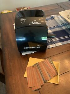 Royal Sovereign QS-1 Manual Hand Crank 1 Row Coin Sorter (with Some Sleeves)