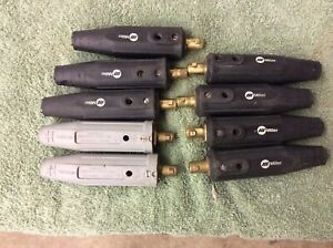 ( 7 ) Miller 134460 Connector Tw Lk Insul Male Dinse Type70 Series