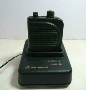 Motorola Minitor III (3) VHF Pager 151-159 MHz with Charger (Broken Knob)