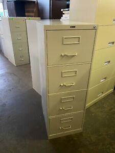 4 DRAWER LEGAL SIZE FILE CABINET by GLOBAL OFFICE FURNITURE w/LOCK&amp;KEY