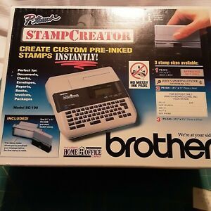 Brother Stamp Creator Create Custom Preinked Stamps NIB