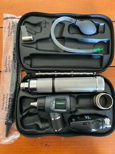 Welch Allyn Otoscope and Ophthalmoscope kit in case with rechargeable handle
