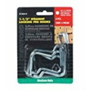 CRAWFORD PROD DIV OF JARDEN SAFETY 14215 Straight Peg Hook, 1-1/2-Inch,