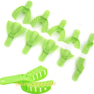 Green Dental Impression Trays Autoclavable Dental Central Dental Supply FDA