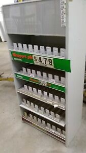 Cigarette Display Rack Shelving. Tobacco Fixture.