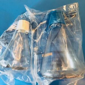 NEW BD 1000ml and 500ml Polycarbonate Erlenmeyer Flasks - Total = 2