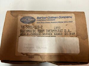 BARBER COLMAN TK-5001-119-2 PNEUMATIC DIRECT ACTING ROOM THERMOSTAT, NIB