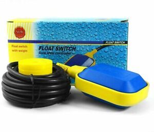 Polypropylene Plastic Nontoxic Cable Float Switch Water Tank Sump Pump 4M
