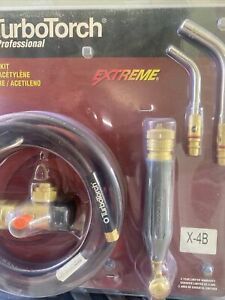 turbotorch x-4b medium/heavy duty extreme torch kit - air acetylene, 3.5&#034;