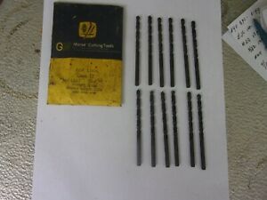 FOURTEEN MORSE N. O. S. SIZE 16 STRAIGHTSHANK H. S. S. JOBBERS LENGTH DRILLS