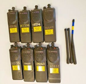 Large Lot of 8 Motorola XTS3000 Radios w 3 Antennas H09KDC9PW5BN 136-174 MHz VHF